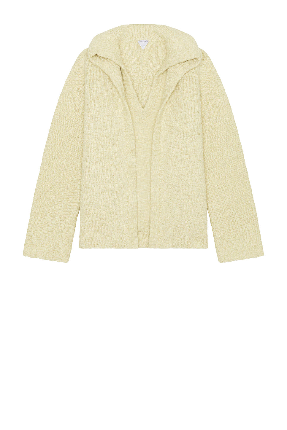 Wool Textured Compact Double Layer Cardigan