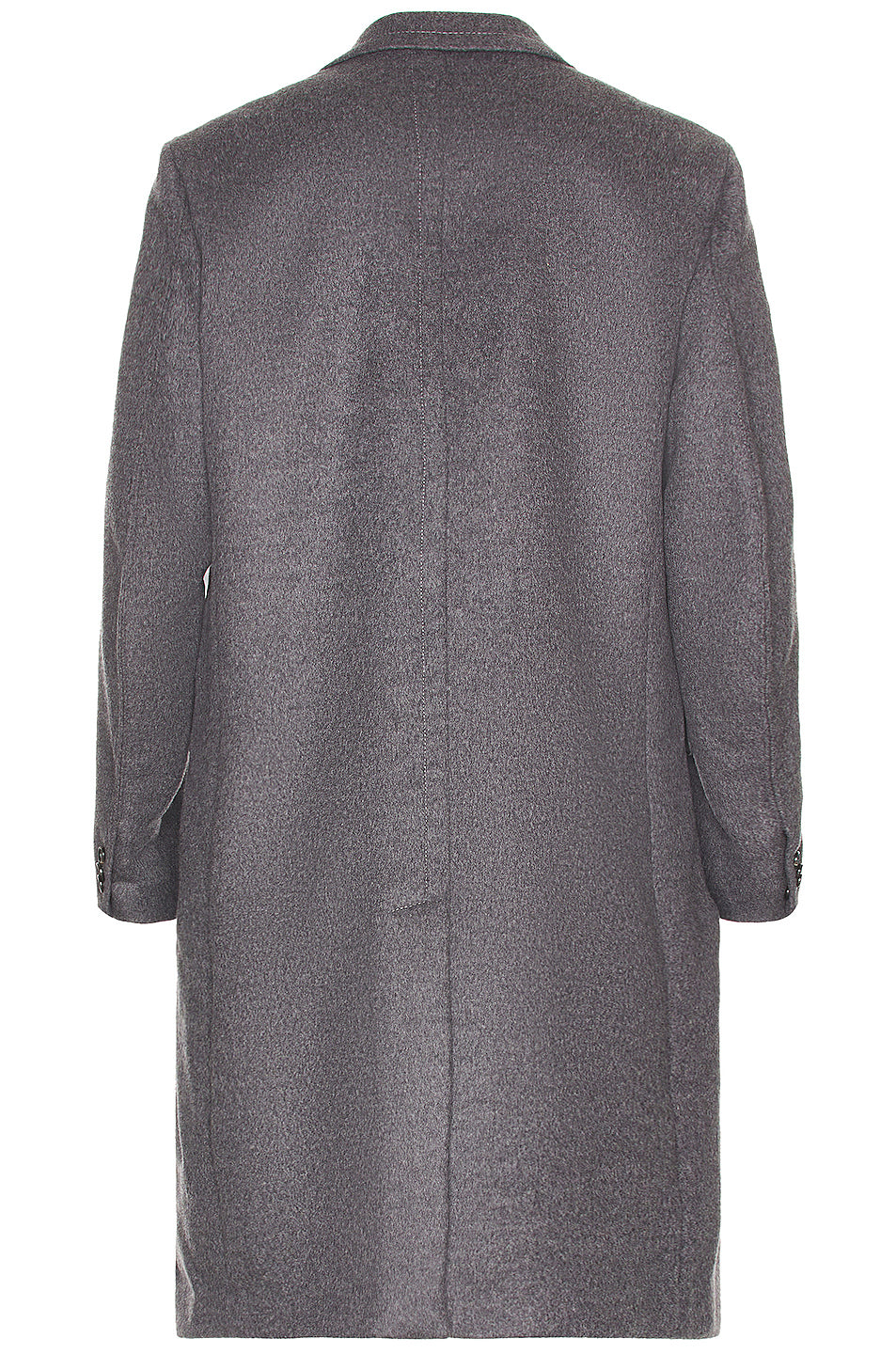 Curved Sleeves Long Coat