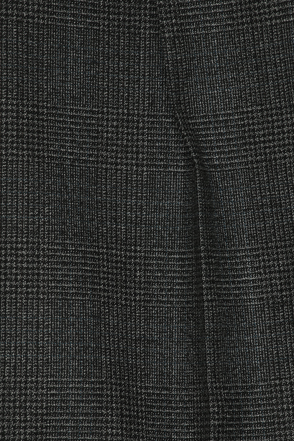 Wool Prince Of Wales One Pleat Trousers