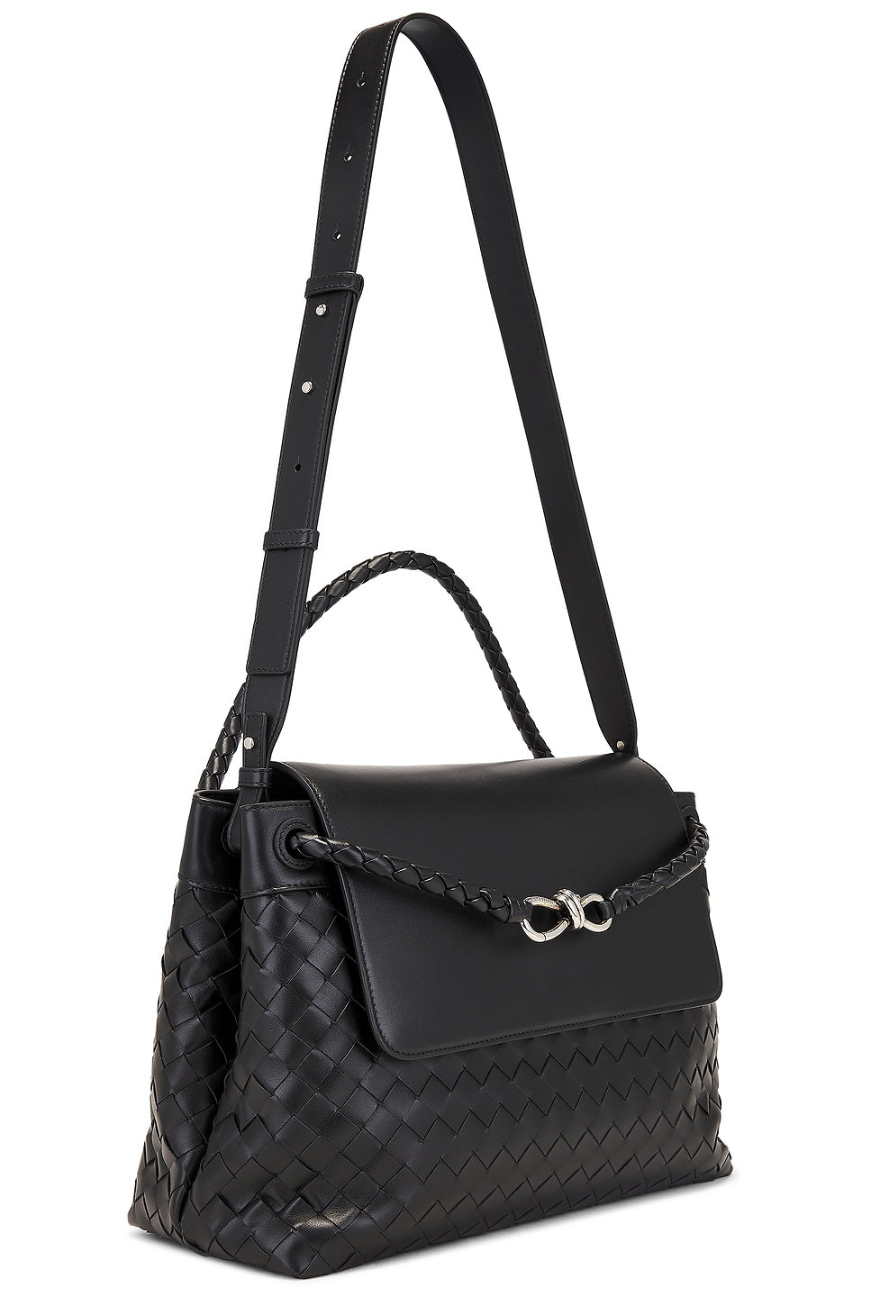 Medium Andiamo Messenger Intrecciato Avenue Bag