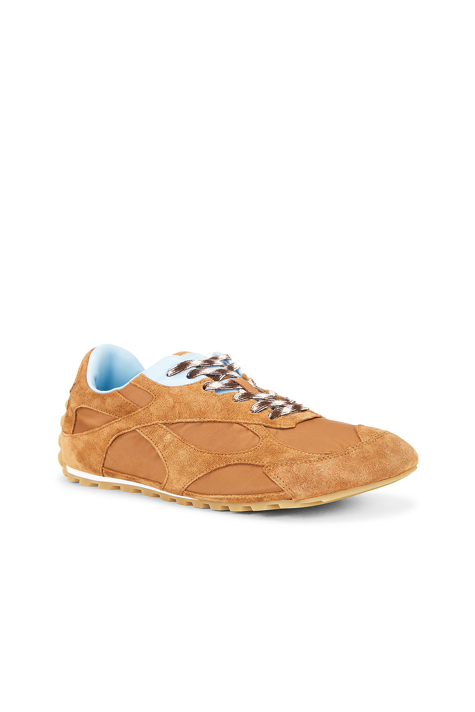 Soft Suede Nylon Nappa Orbit Flash Sneaker