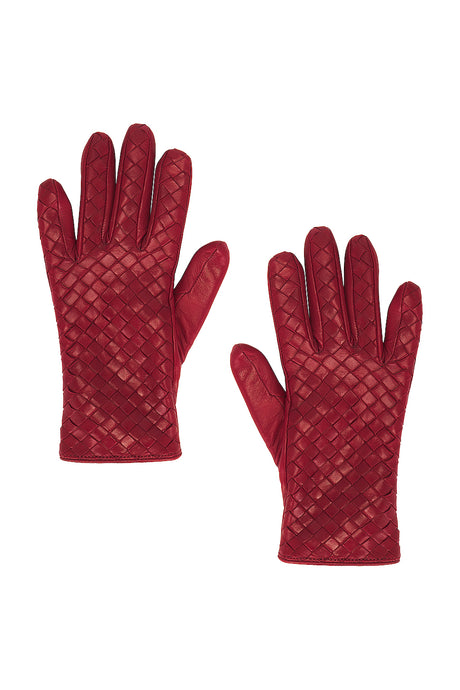Soft Nappa Intreccio Gloves