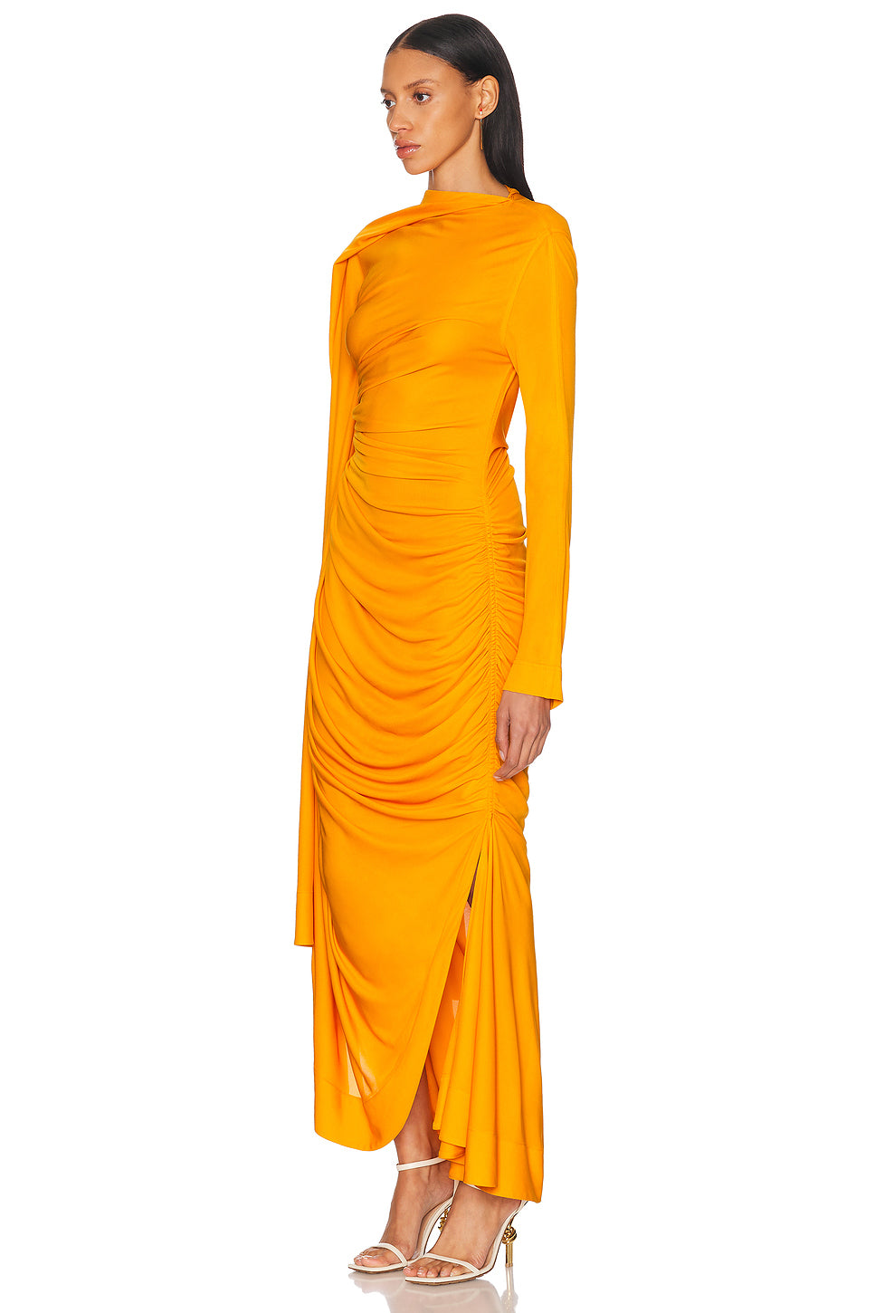 Ruched Long Dress