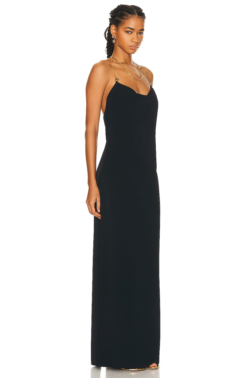 Double Fluid Viscose Knit Dress