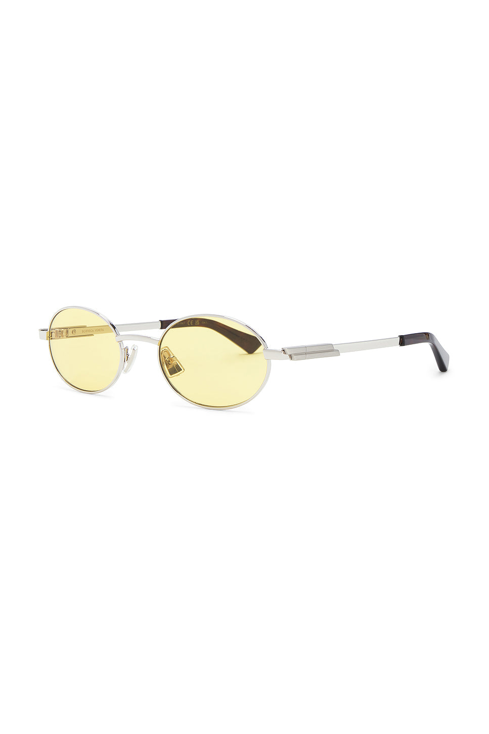 Stretch Metal Oval Sunglasses