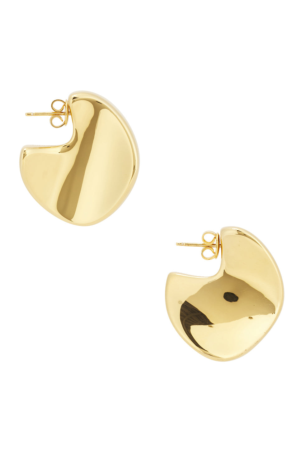 Round Sterling Silver Earrings