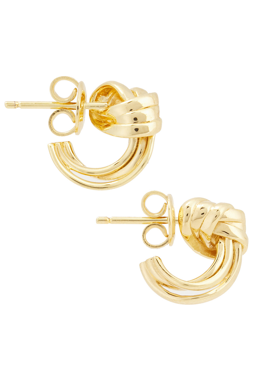 Knot Hoop Earrings