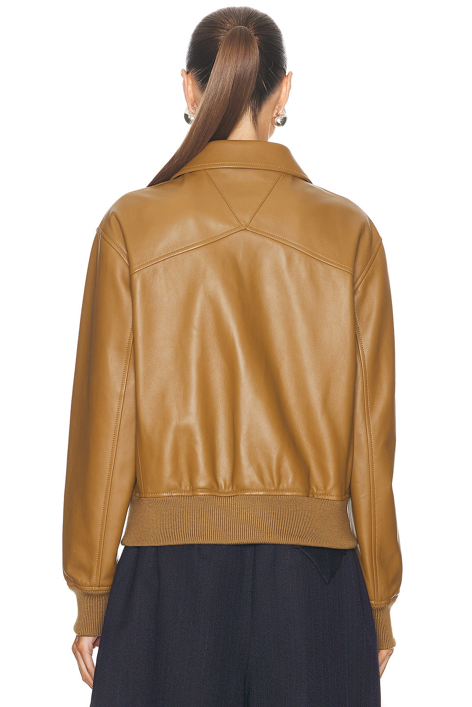 Leather Bomber Jacket