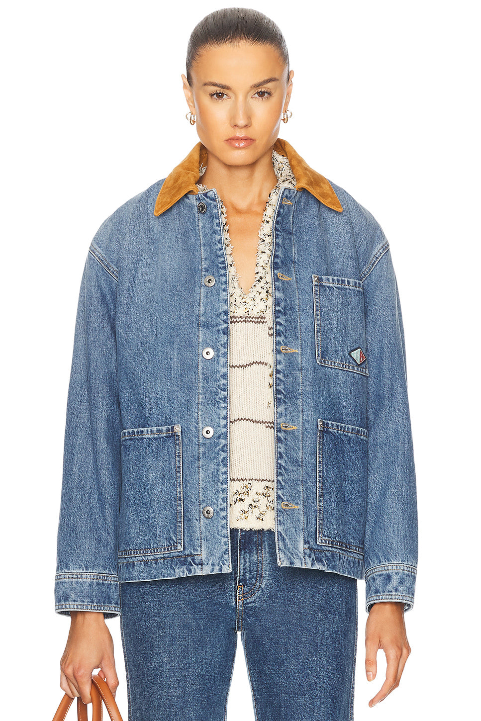 Padded Denim Jacket