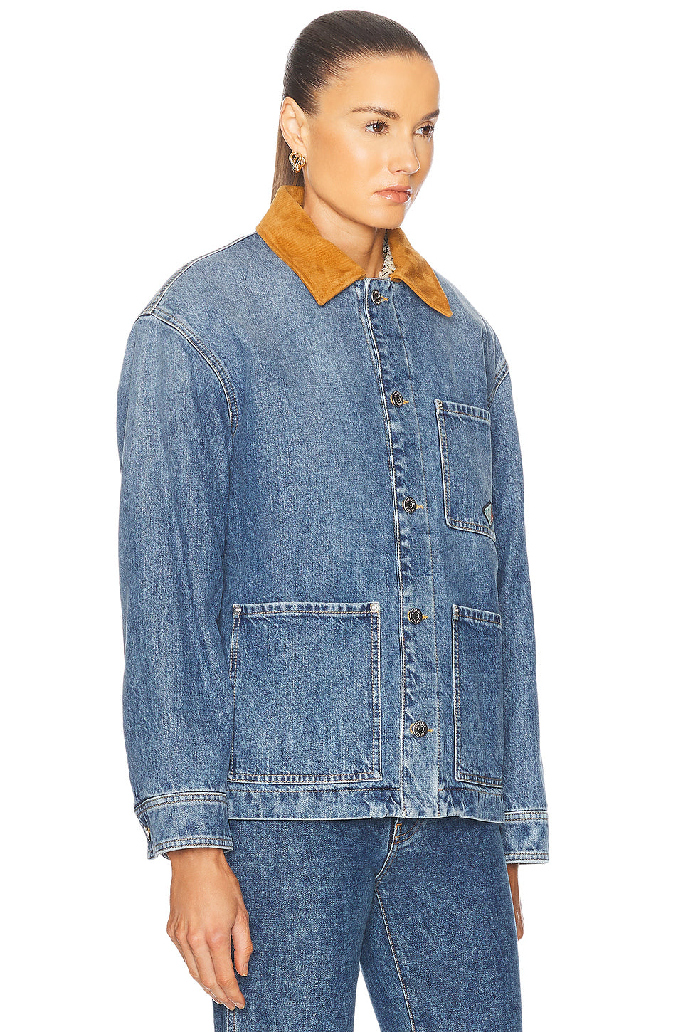 Padded Denim Jacket