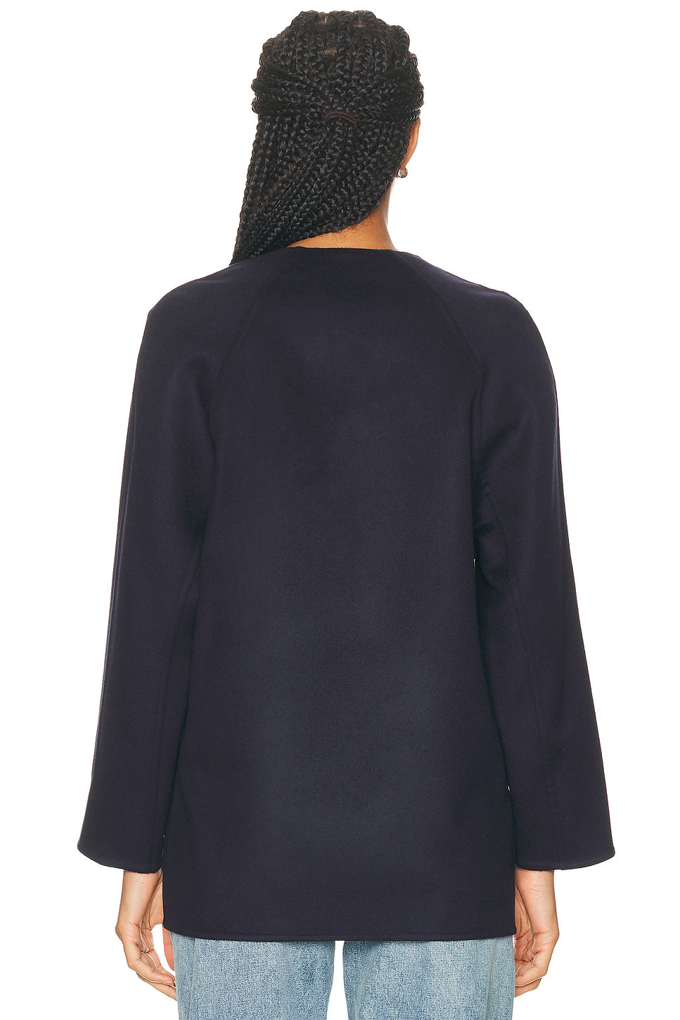 Collarless Coat