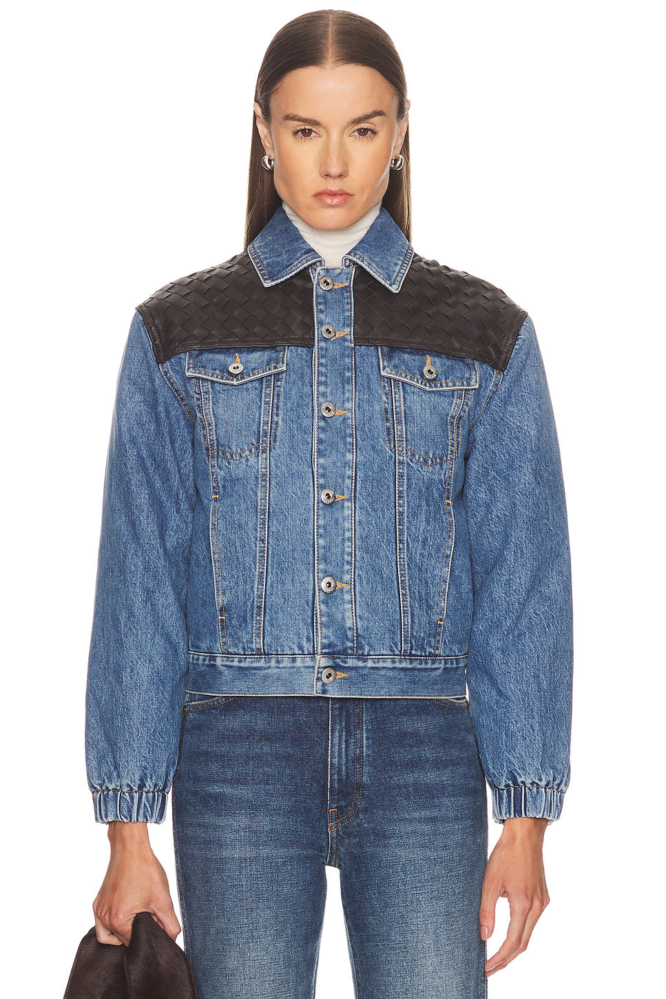 Denim Puffer Jacket