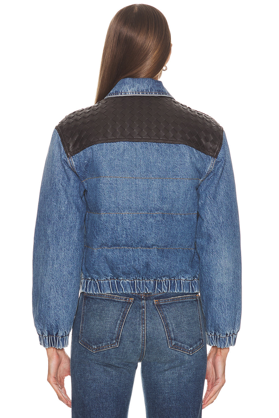 Denim Puffer Jacket
