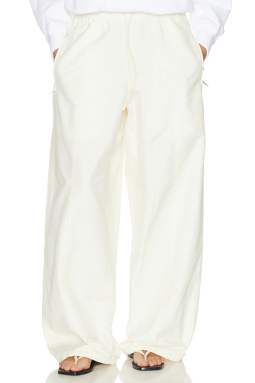 Toile Barrel Leg Trouser