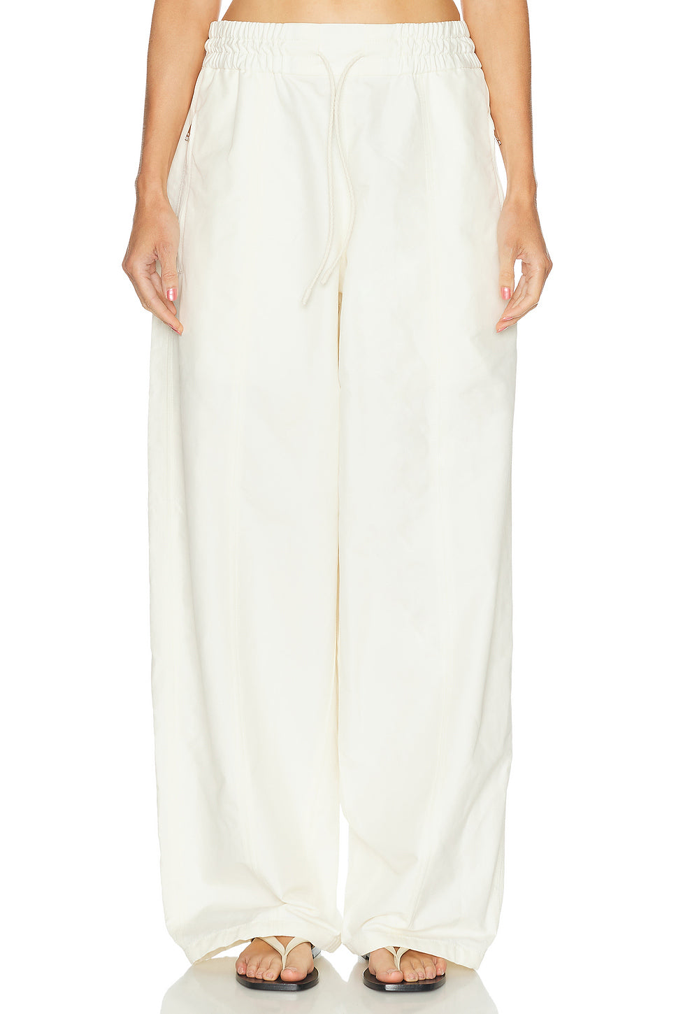Toile Barrel Leg Trouser