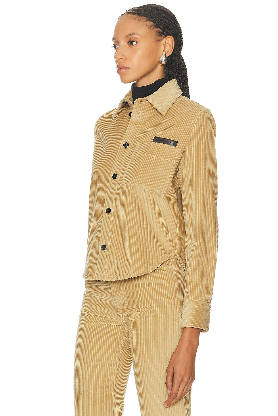 Corduroy Button Up Top