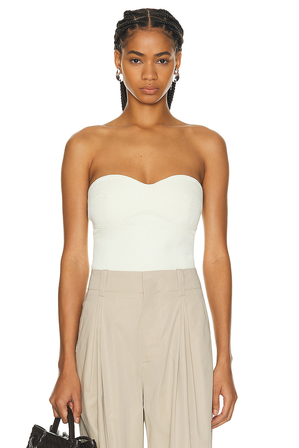 Strapless Bodysuit Top