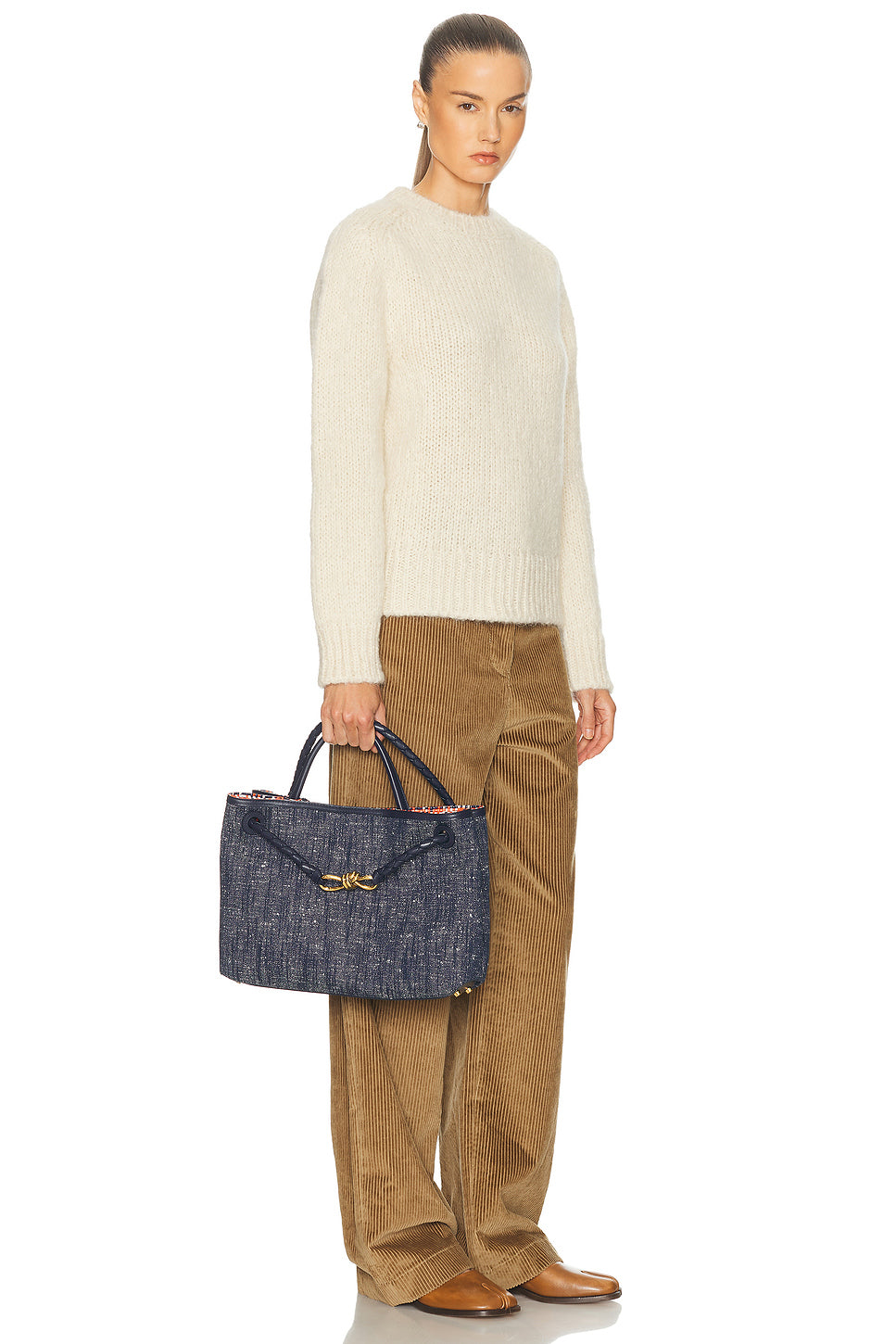 Medium Andiamo Denim Bag