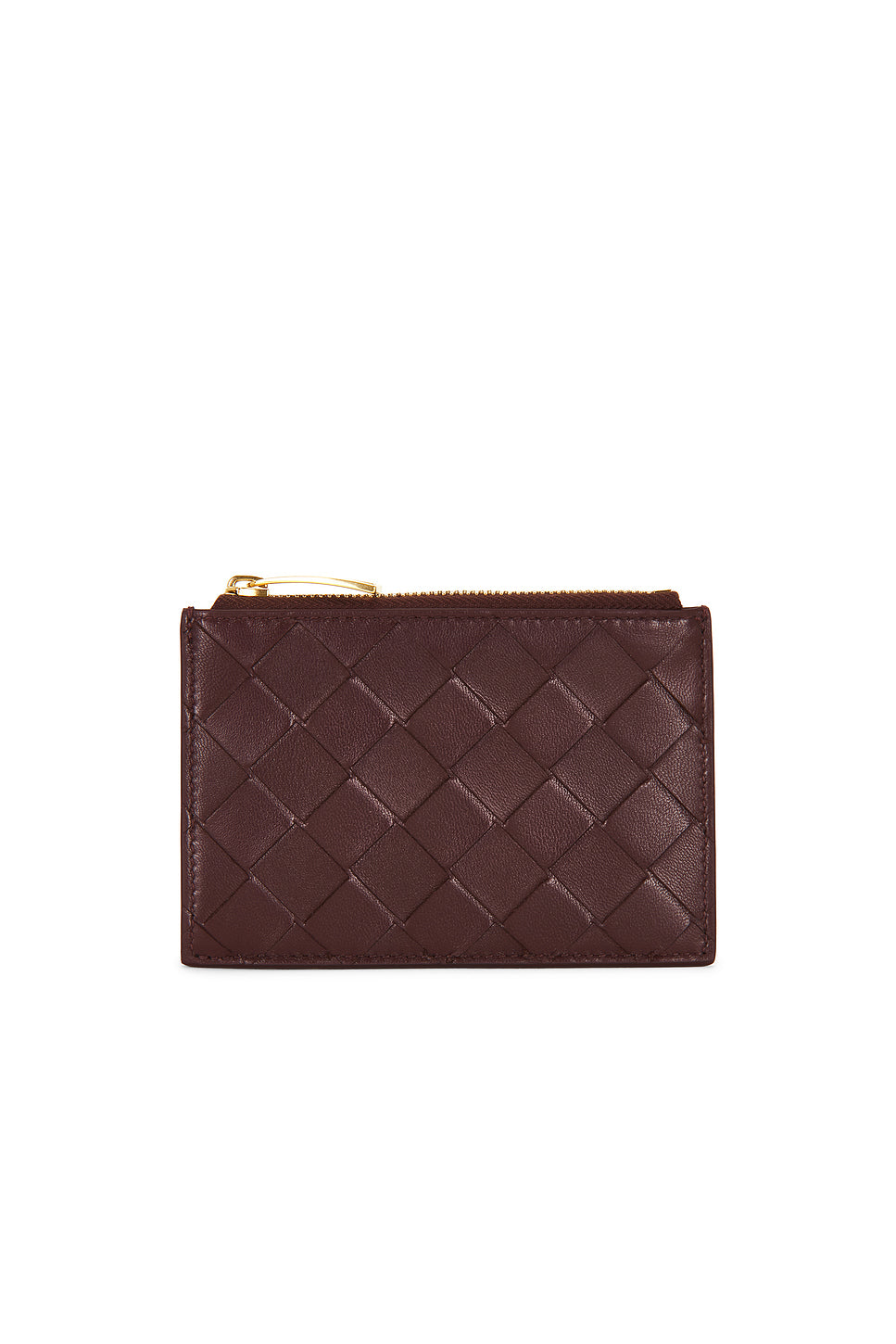 Intrecciato Zipped Card Case