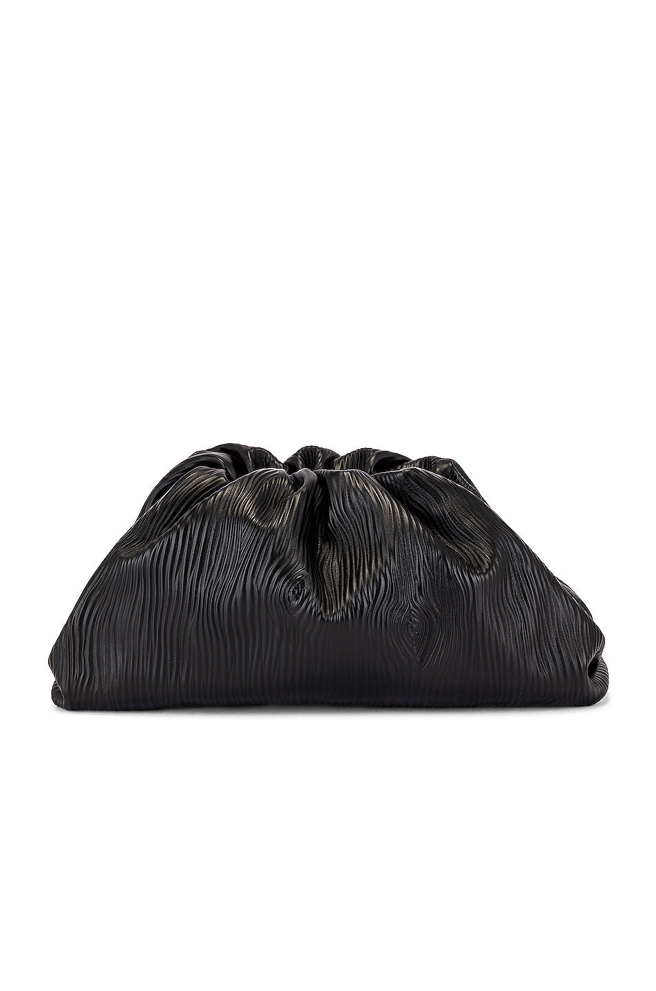 Leather Bark Pouch Clutch