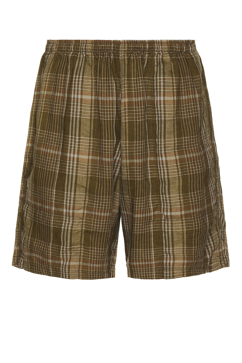 Gym Shorts Mesh Plaid