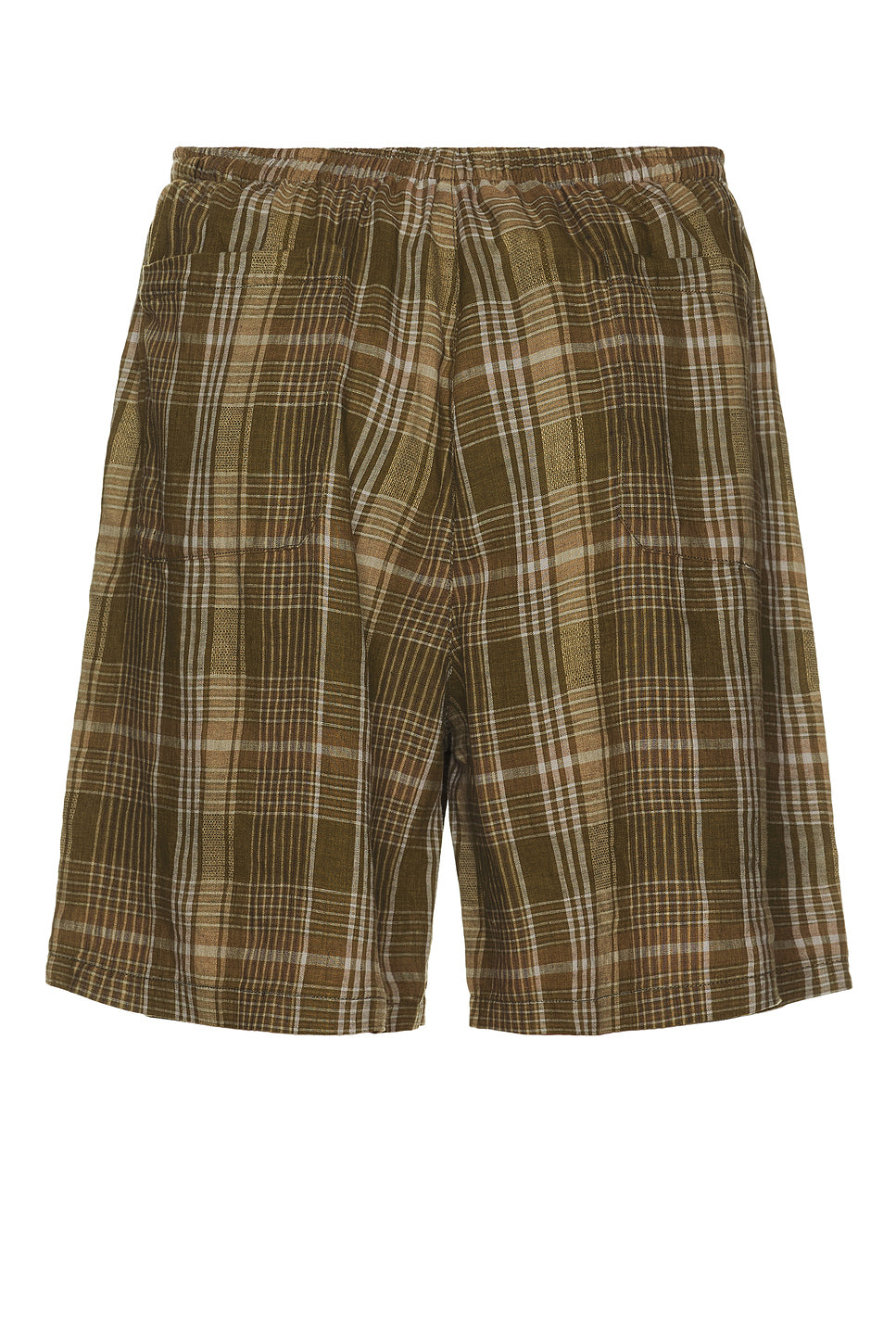 Gym Shorts Mesh Plaid