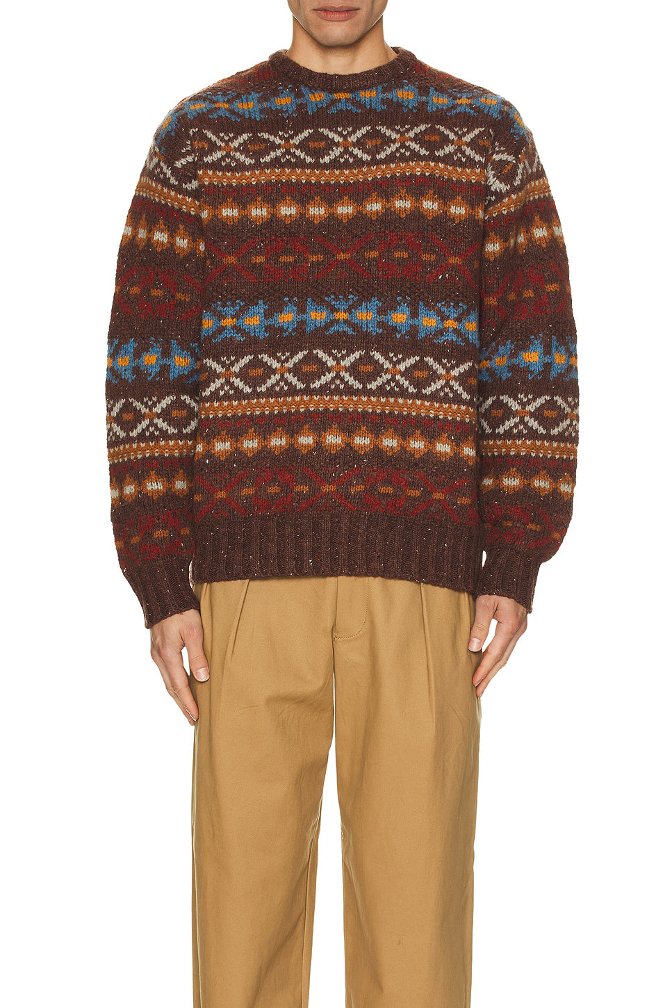 Crew Fair Isle Pattern 3g Sweater