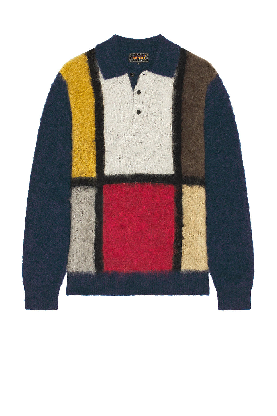 Knit Polo Shaggy 9G
