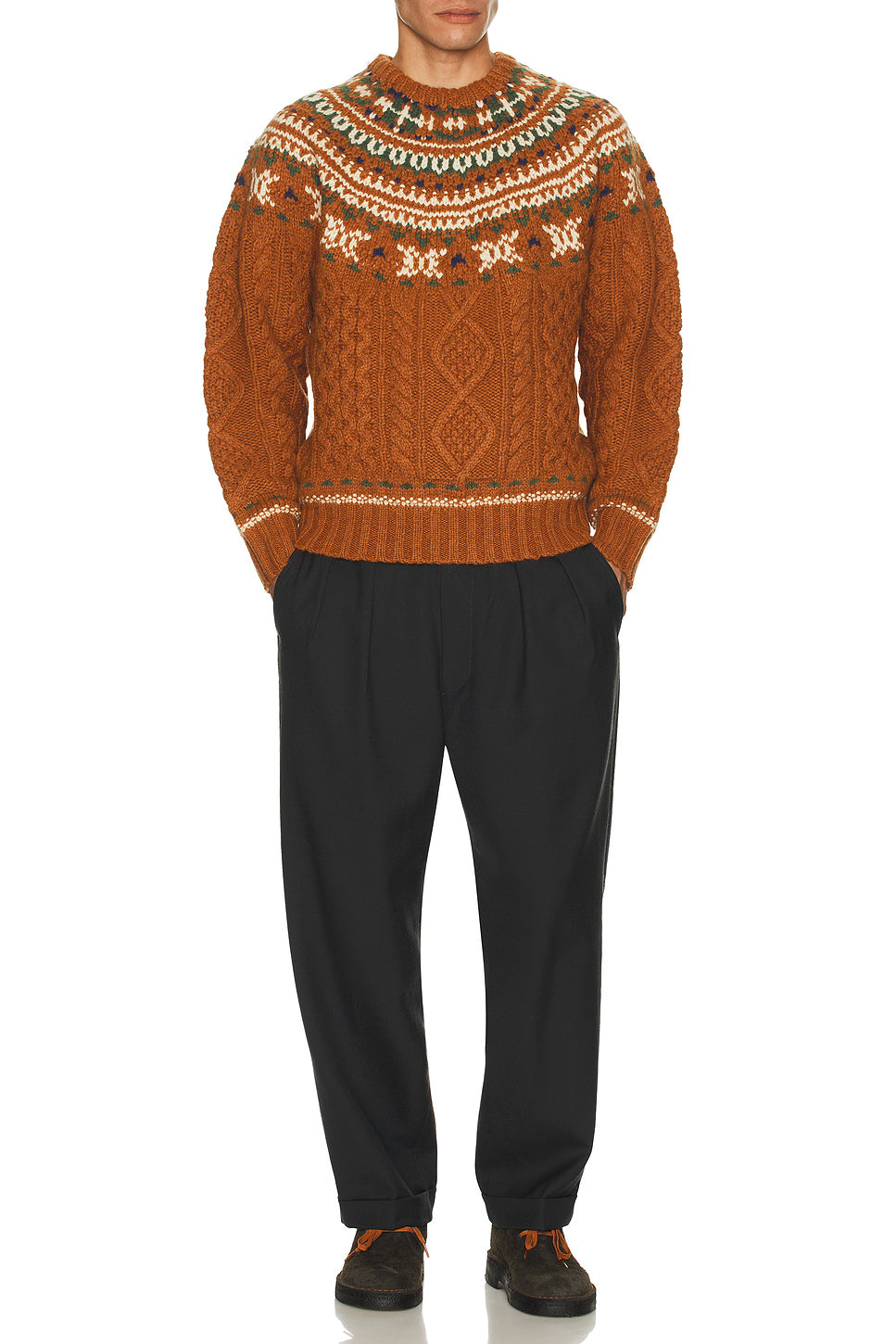 Crew Nordic Cable Sweater