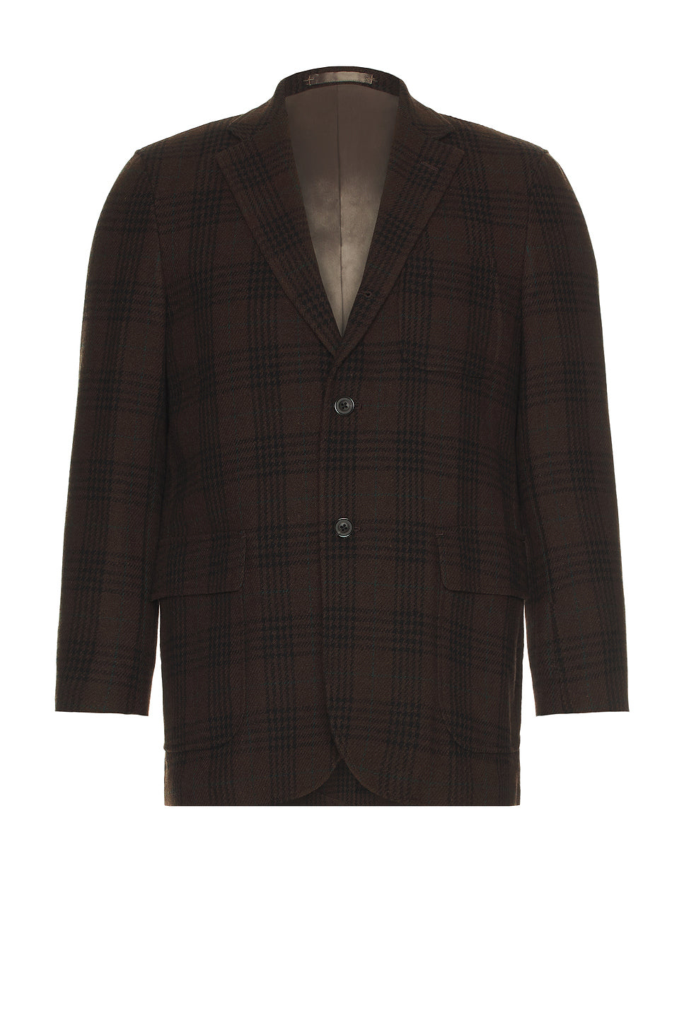 3B Box-Fit Jacket Wool Plaid