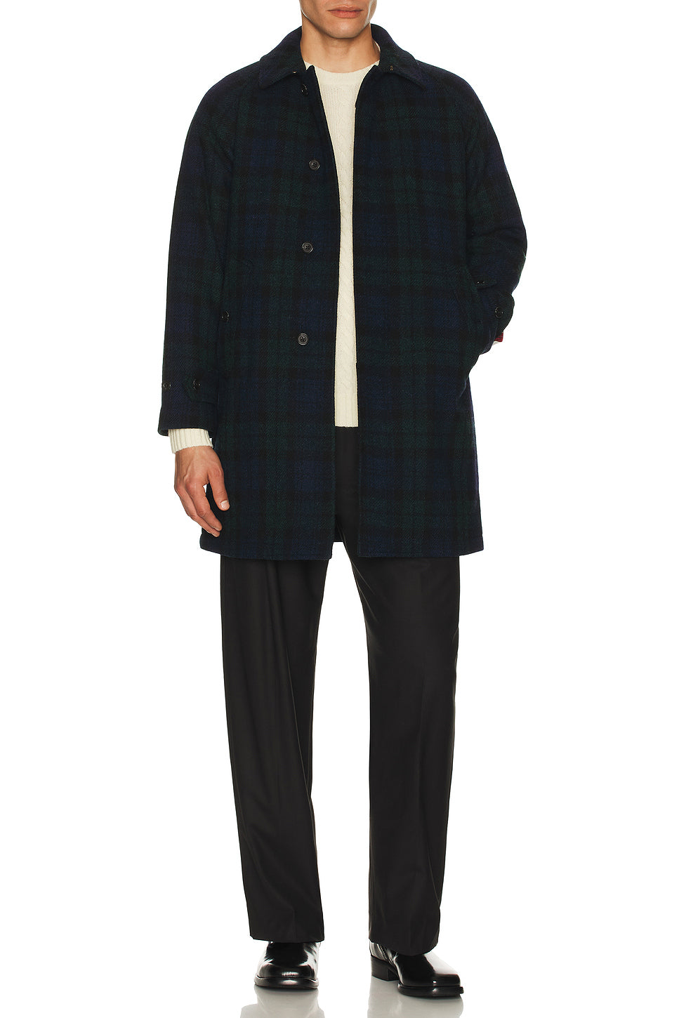 Bal Collar Coat Harris Tweed