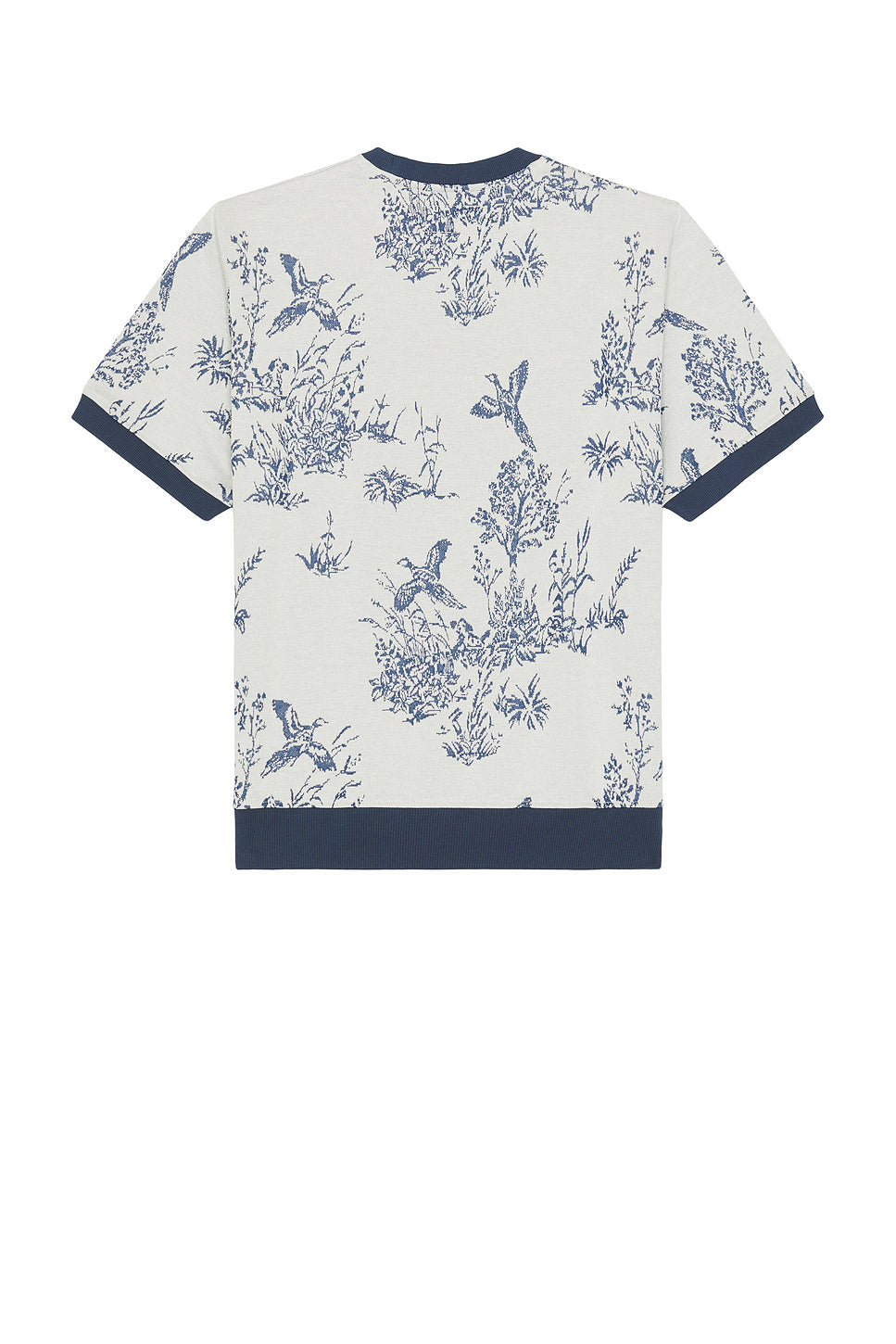 Knit Tee Bird Jacquard