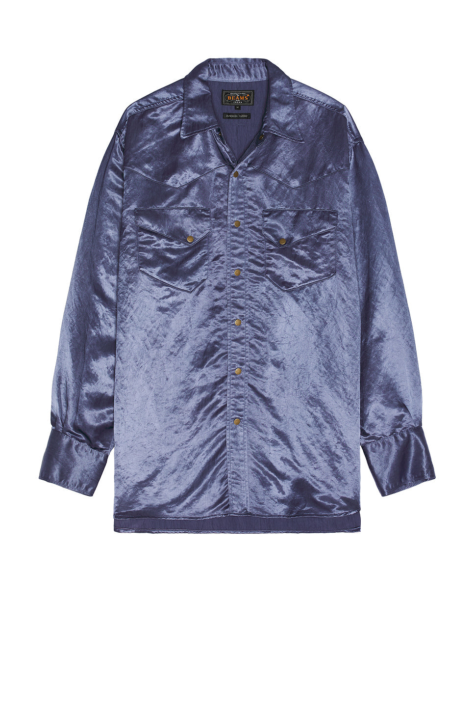 Western Shirt Broken Nylon Satin