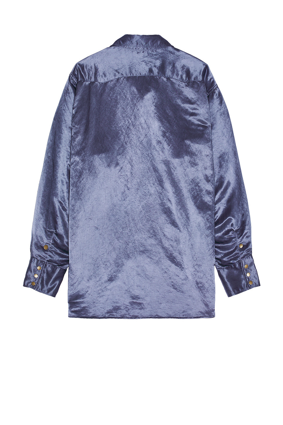 Western Shirt Broken Nylon Satin