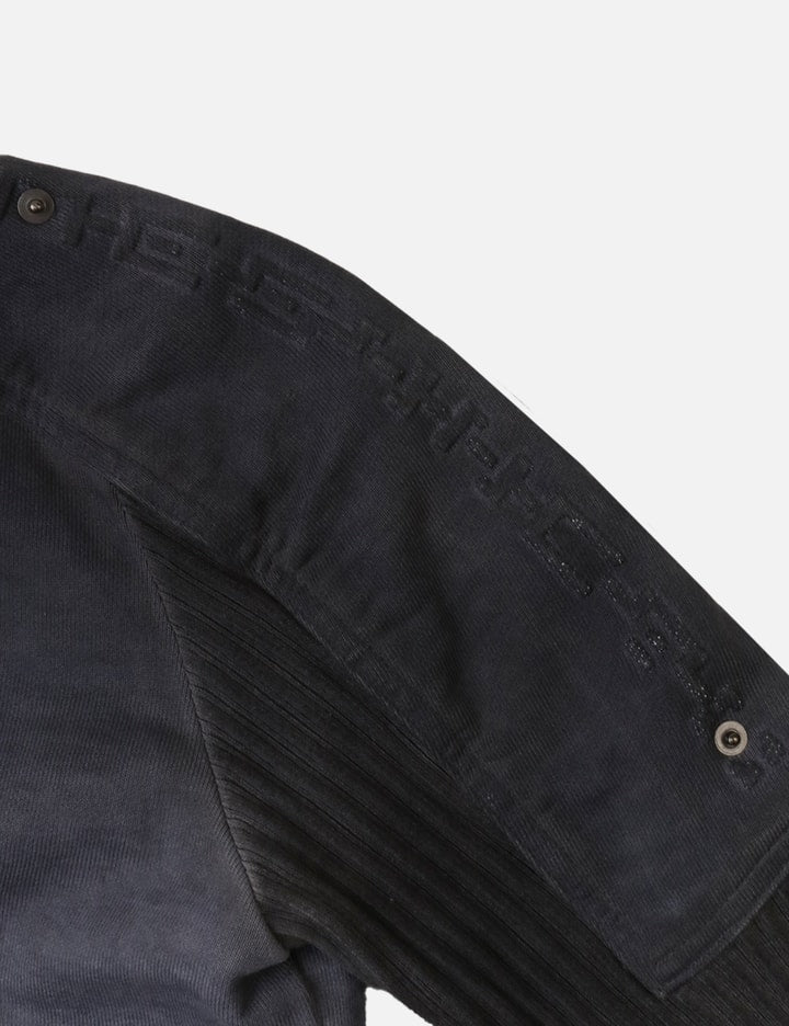 BRACES ASYMMETRIC ZIP UP HOODIE