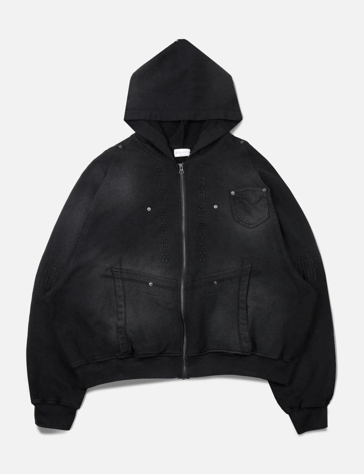 Braces Zip Up Hoodie