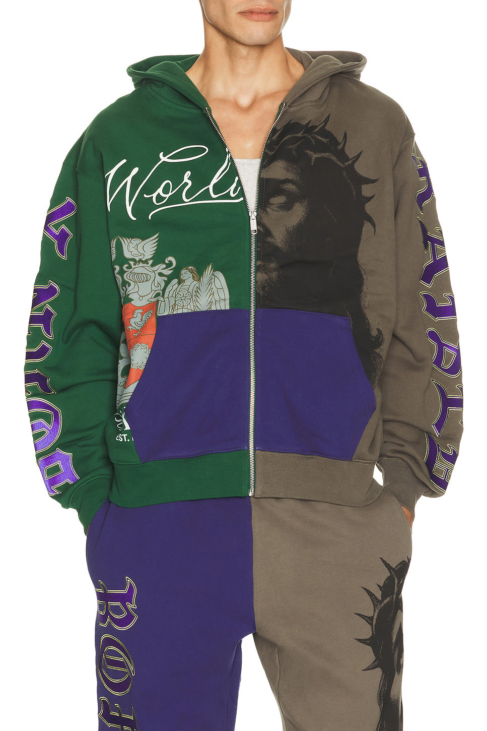 Mashup Zip-Up Hoodie