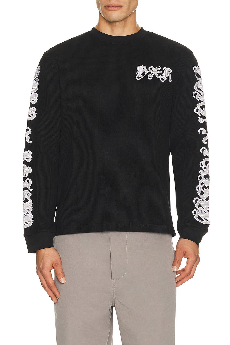 Gothic Embroidered Waffle Thermal