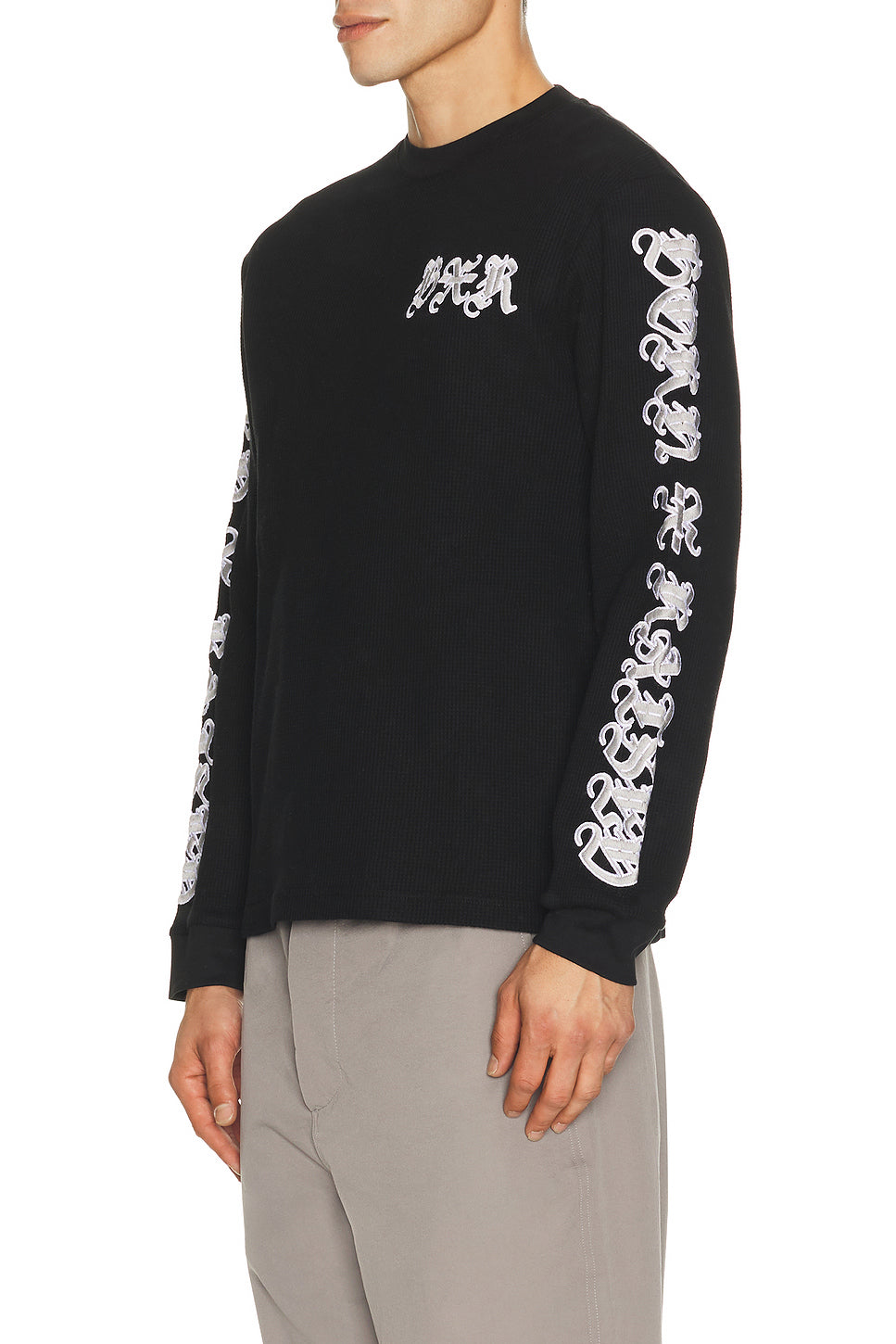 Gothic Embroidered Waffle Thermal