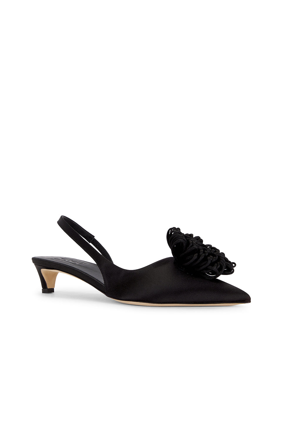 Laiolo Satin Slingback Pump