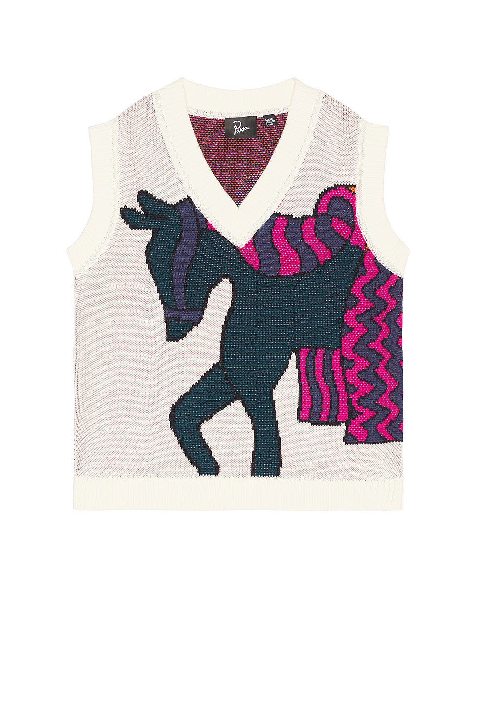 Knitted Horse Spencer Vest