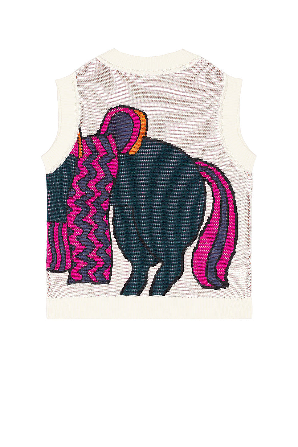 Knitted Horse Spencer Vest