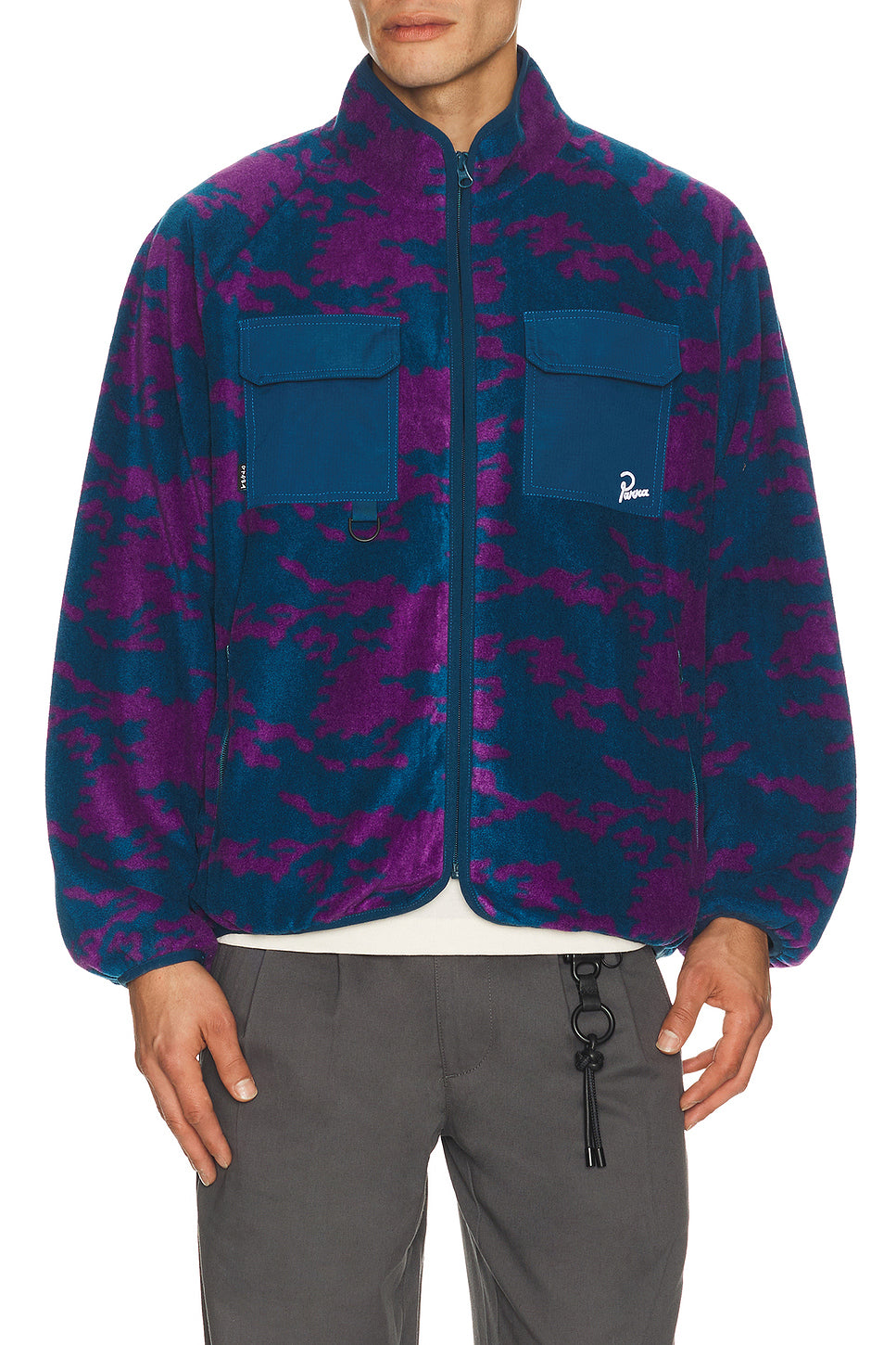 Purple Darwin Camo Fleece
