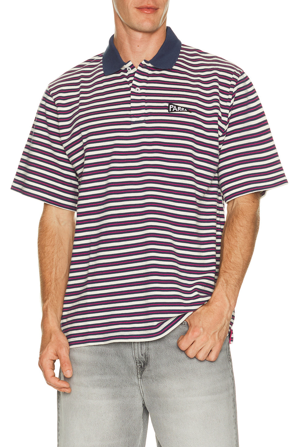 Flag Striper Polo Shirt