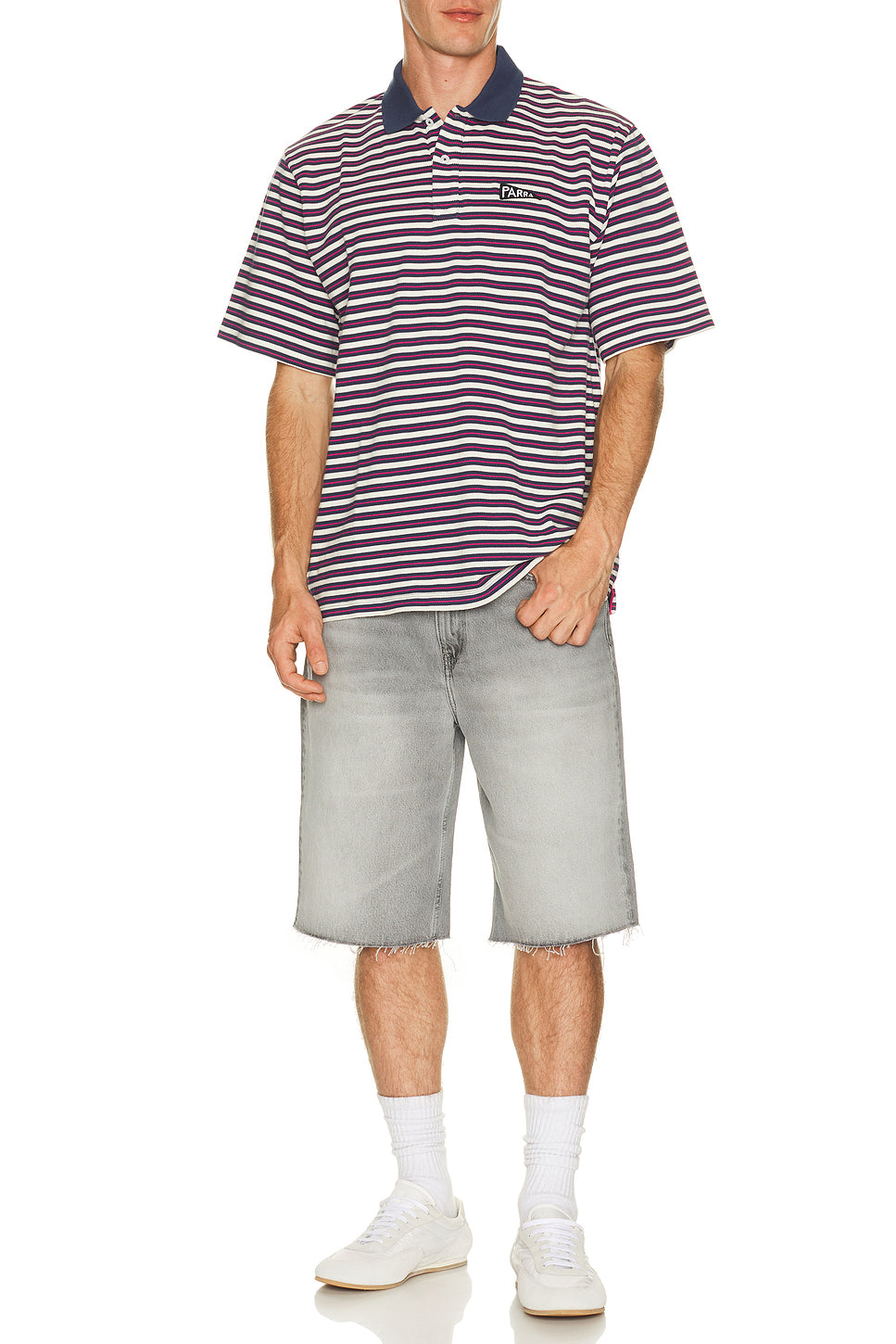 Flag Striper Polo Shirt