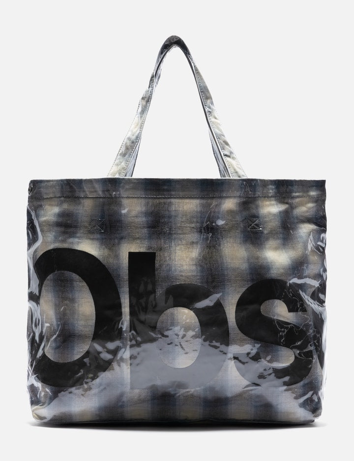 PVC Plaid Cross-Body Tote