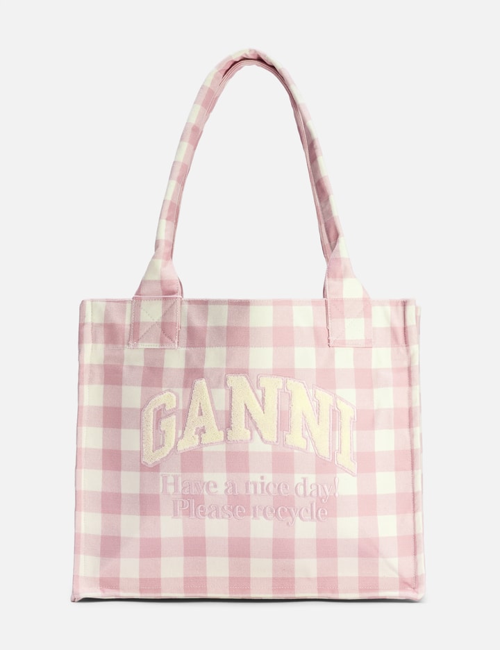 Large Vichy Check Tote