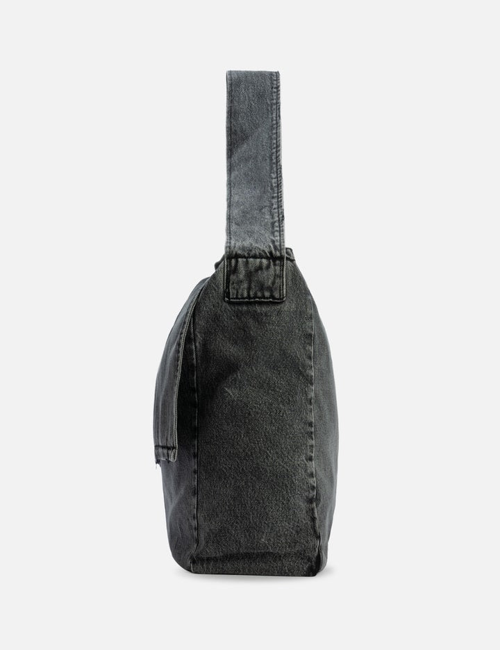 Acid Wash Denim Cross Body Bag