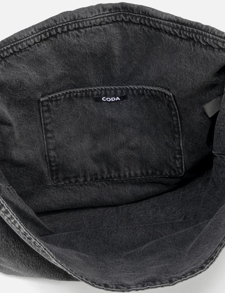 Acid Wash Denim Cross Body Bag