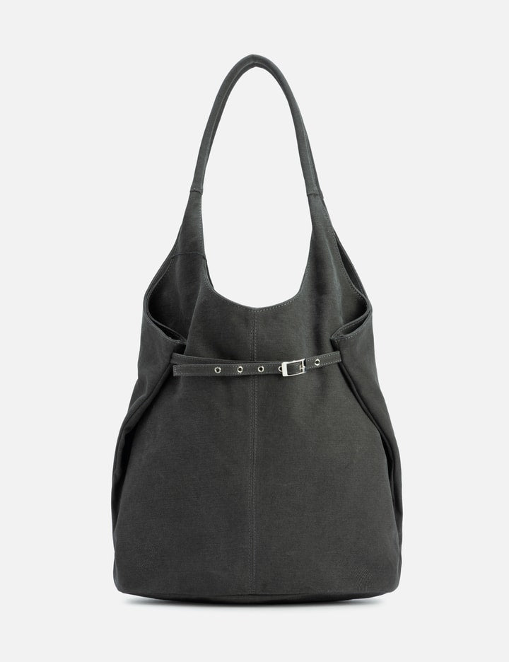 Washed Canvas Big Shoulder Bag